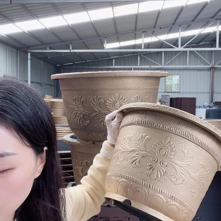 圆形35花盆6个有孔