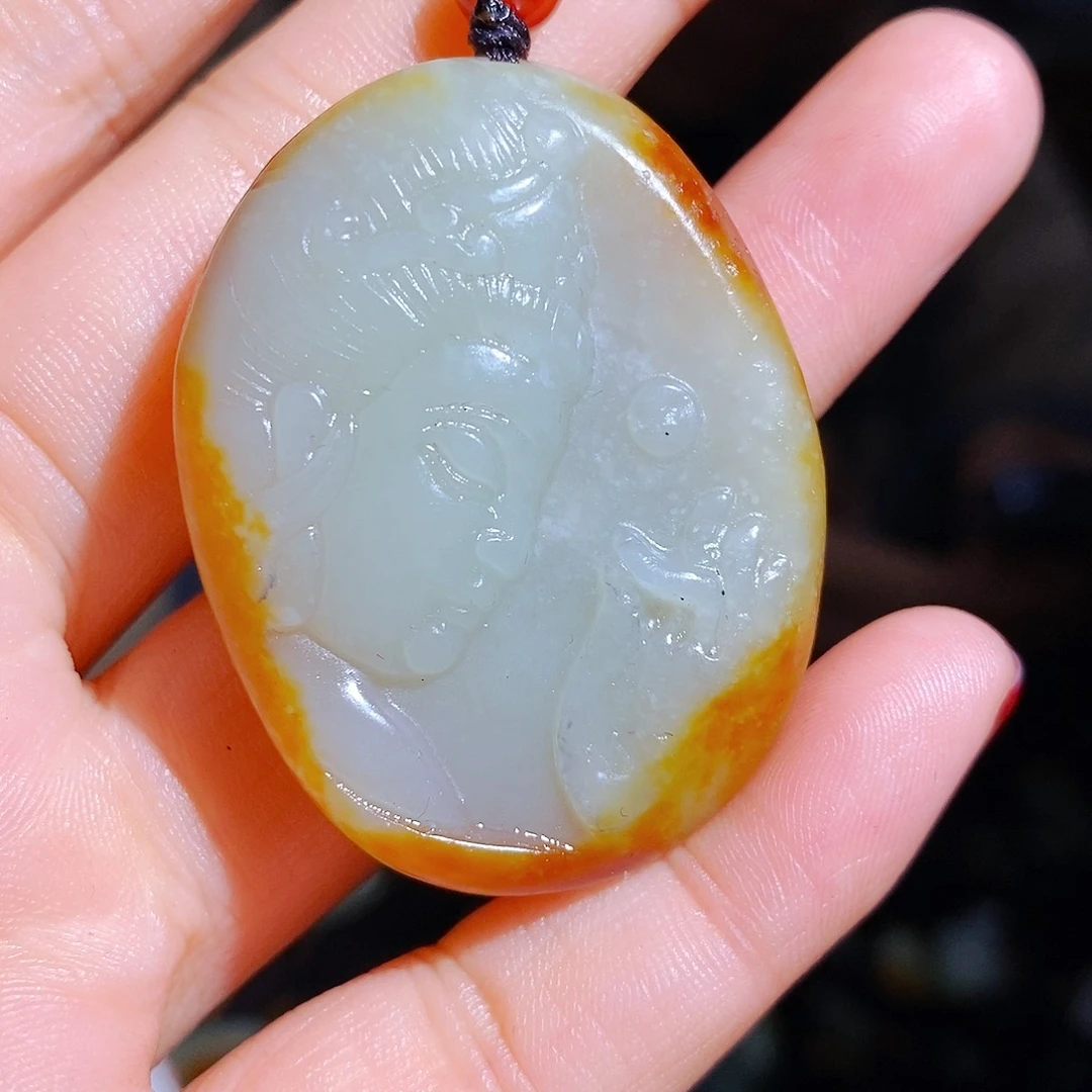 和田玉颈饰未镶嵌