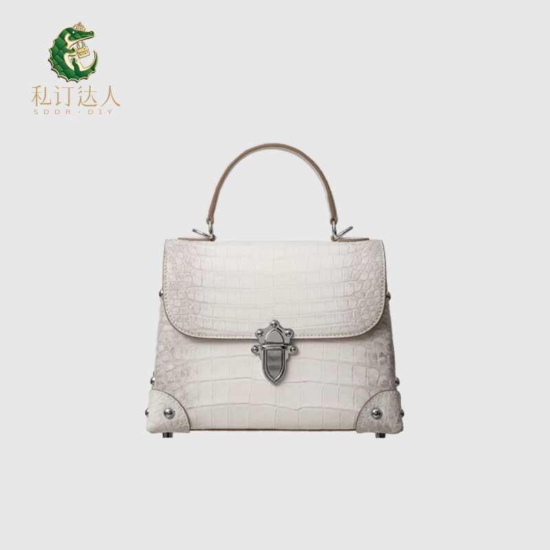 私订达人“私家”专享款高端时尚鳄鱼皮独特气质医生包