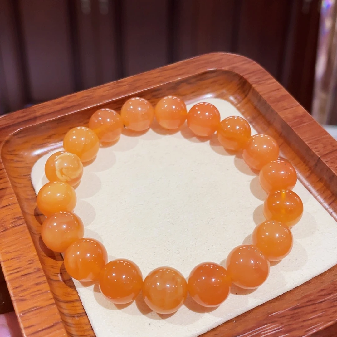 未镶嵌蜜蜡手链手串