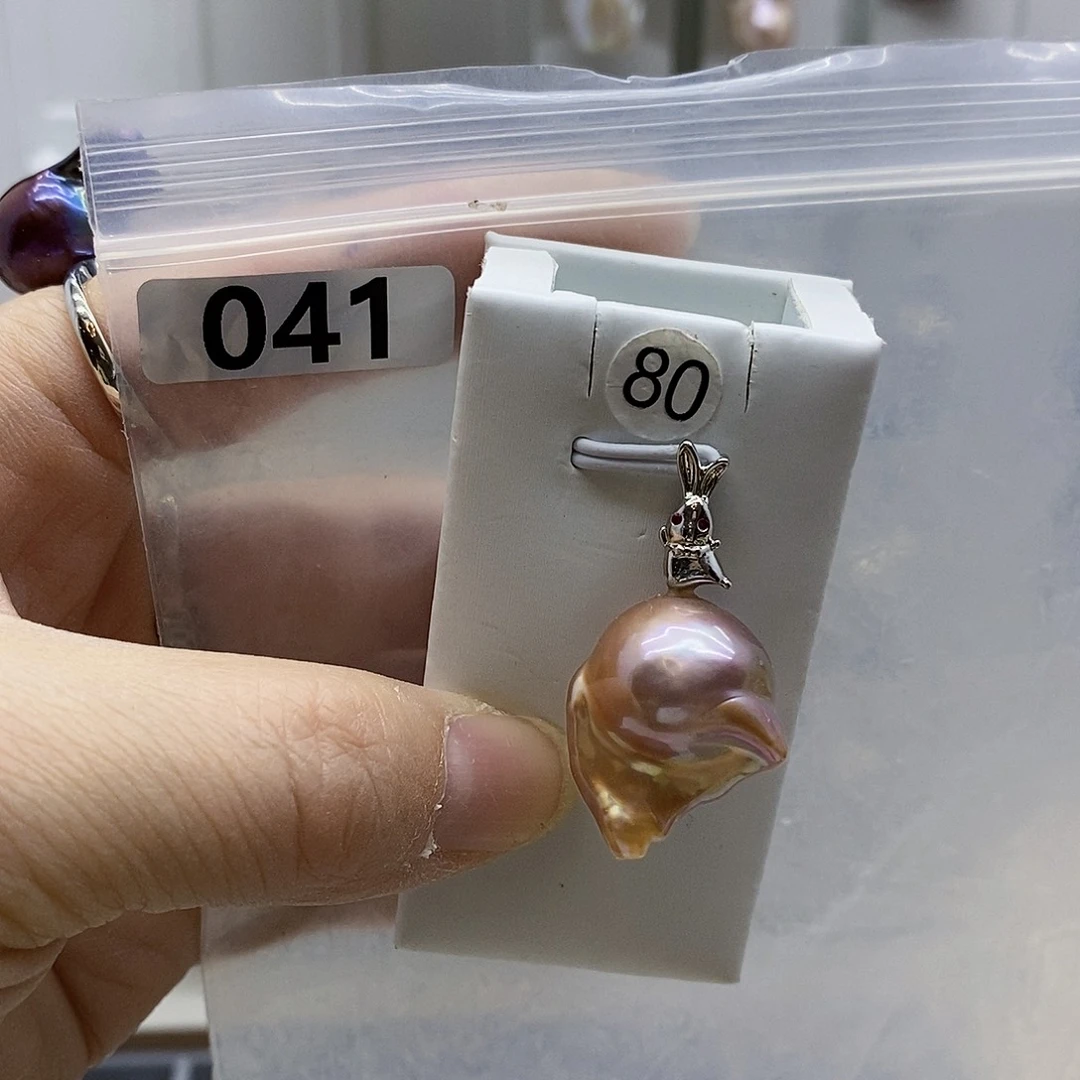 颈饰合金淡水珍珠