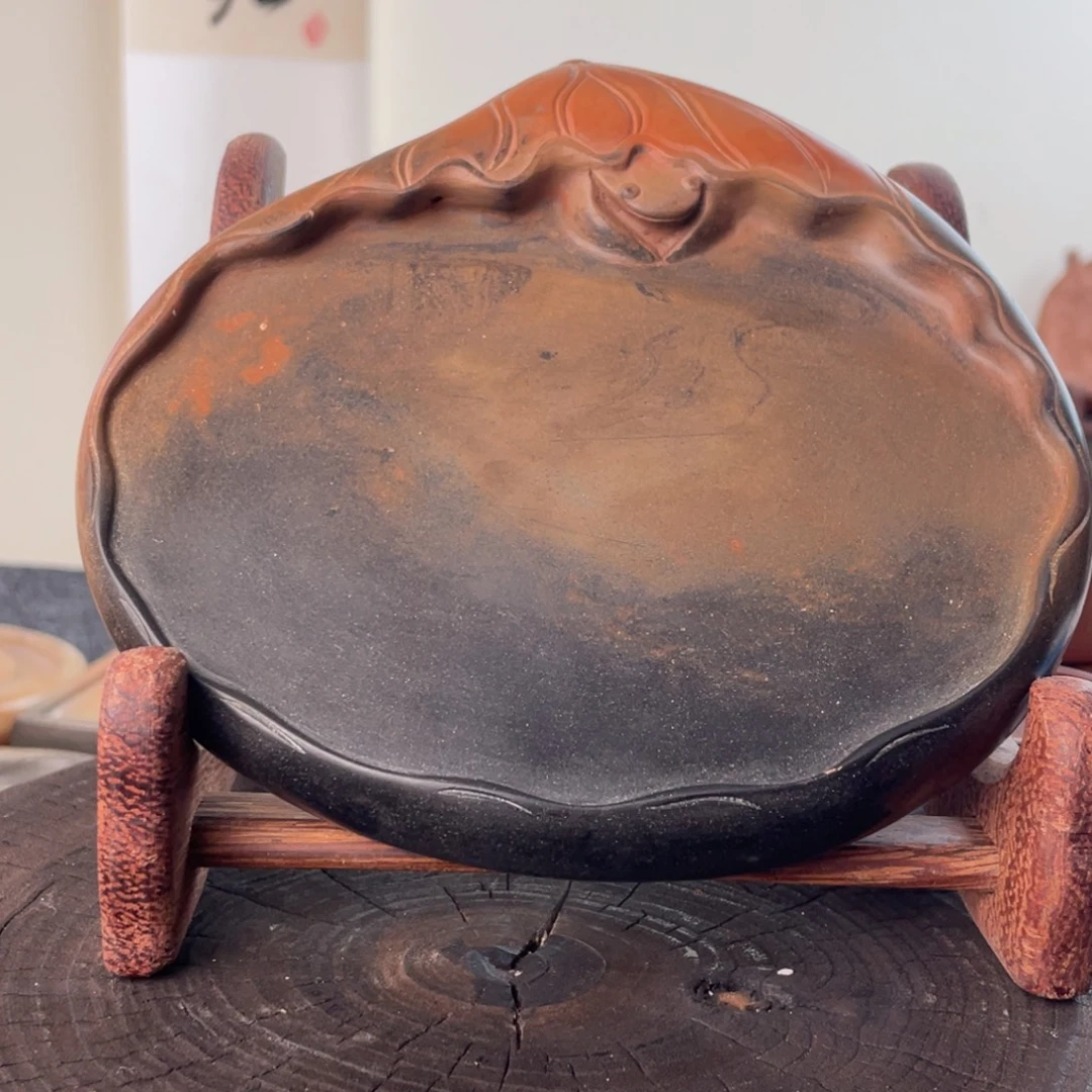 雨嗬高窑位澄泥砚