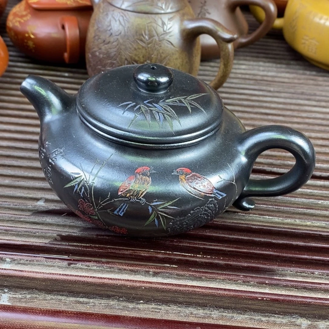 紫砂茶壶原矿手工274