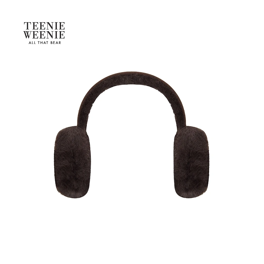 TeenieWeenie小熊女装25秋冬少女温暖舒适毛绒绒耳罩TTAZ25FT01T