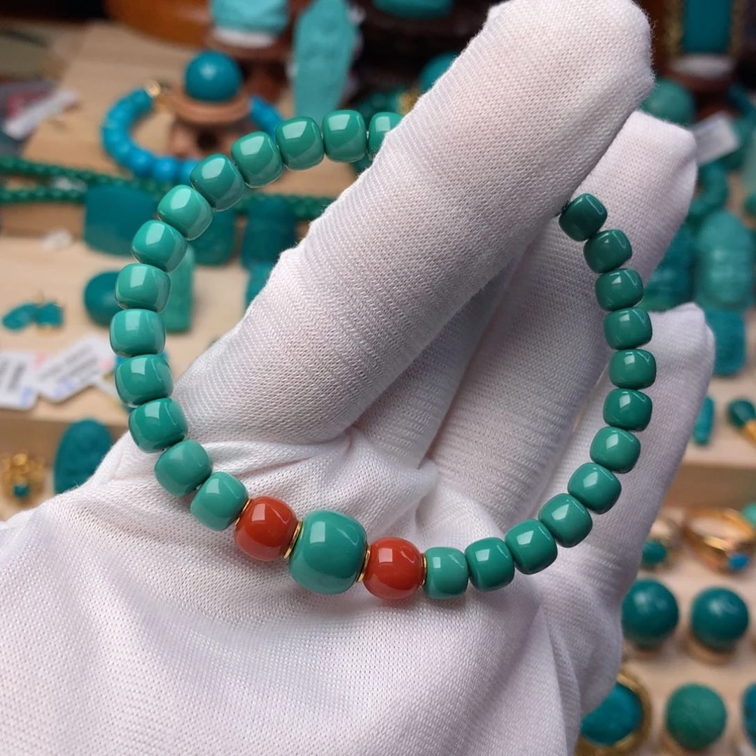 绿松石珠宝奇石未镶嵌