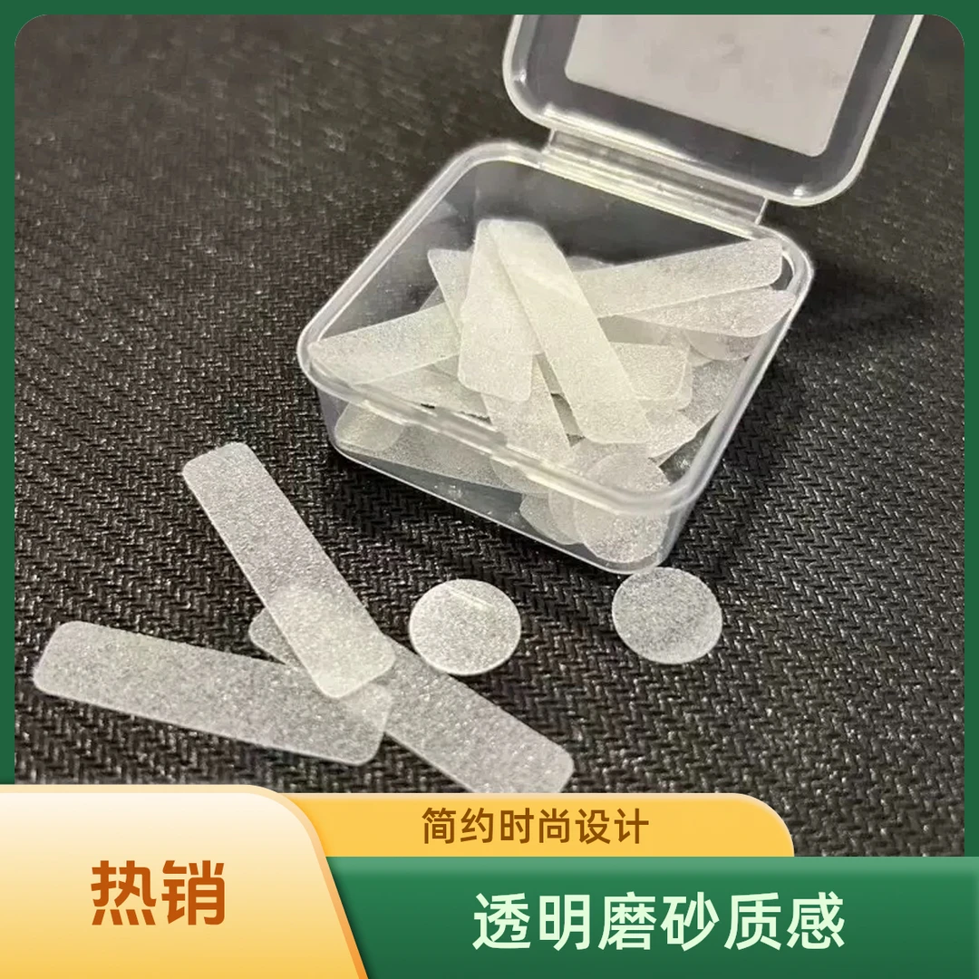 背胶透明砂纸全透明金刚砂薄膜研磨精密扑克打磨塑料抛光阀门麻将