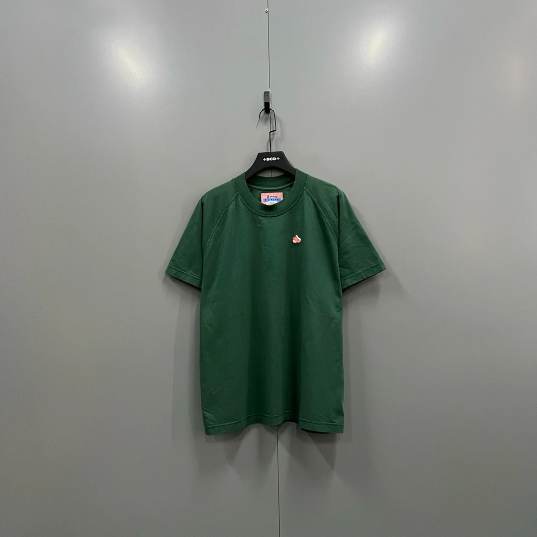 99新 maje (ll) Acne Studios 绿色徽标短袖 XS码/018240