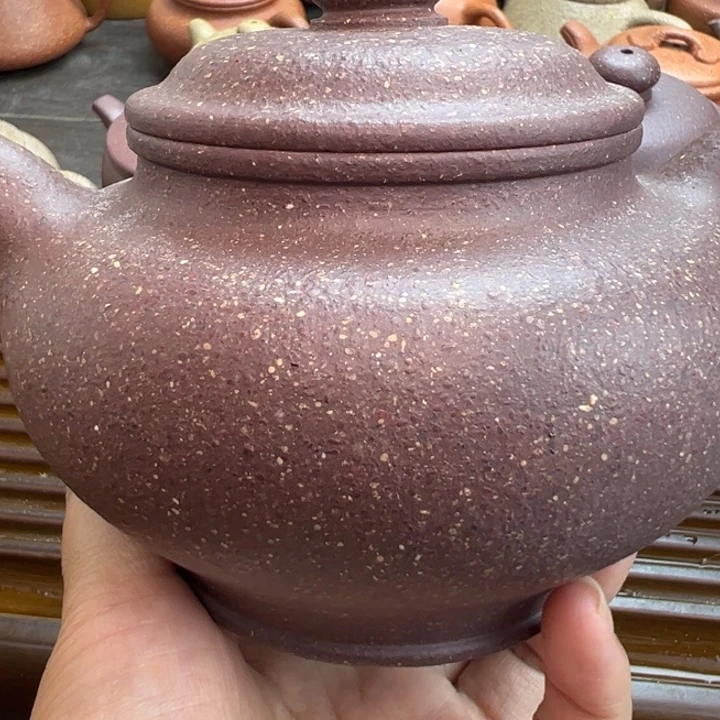 用***阳紫砂茶壶天青掇只