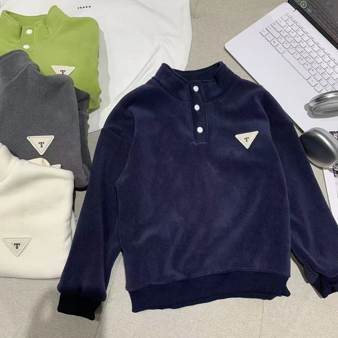 【现货】【高品质加绒加厚】儿童奥粒绒校服神器中大童加绒卫衣