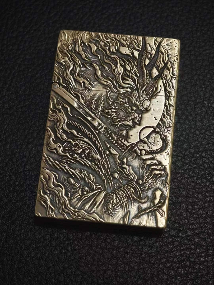 weibster超薄小重甲G63黄铜 修罗  煤油打火机