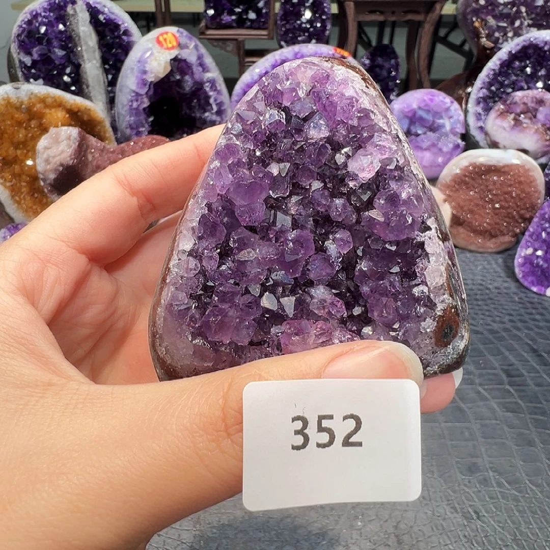 珠宝半成品紫晶未镶嵌