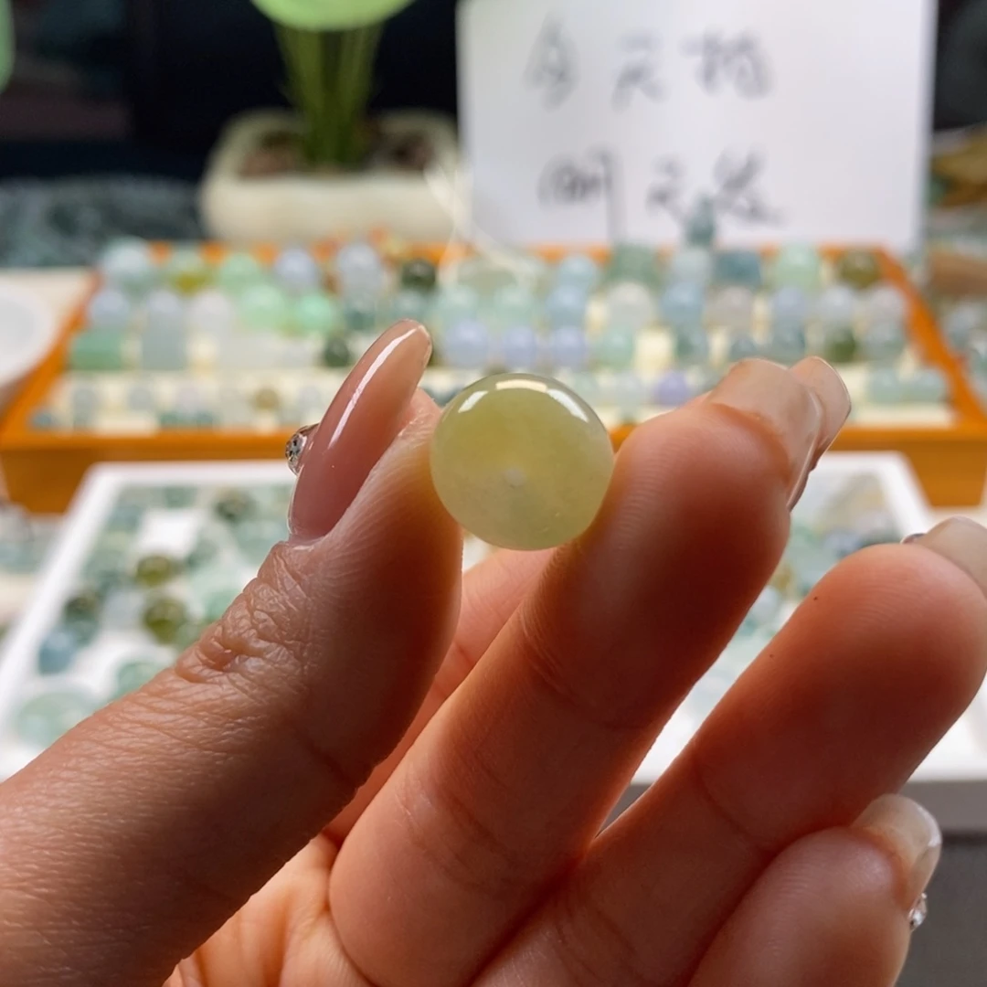 翡翠散珠爱***鱼天然植物甜黄13×7