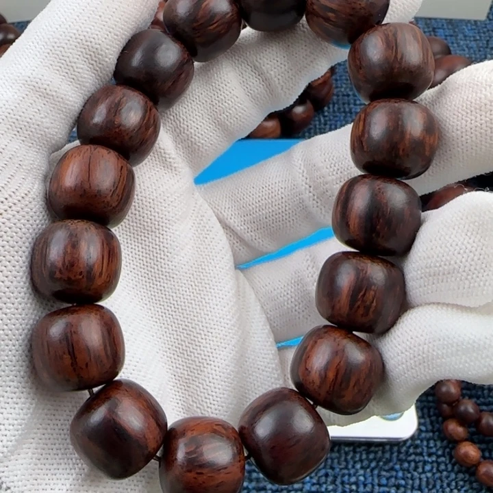 波***霖降真香海南红将花梨公14 15老型单圈