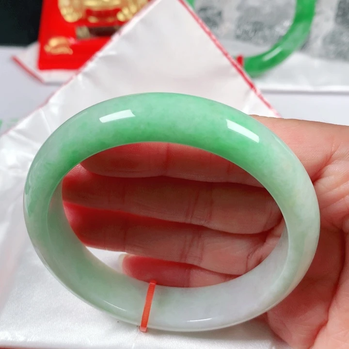 未镶嵌手镯翡翠  编号0257 正圈59 福利镯