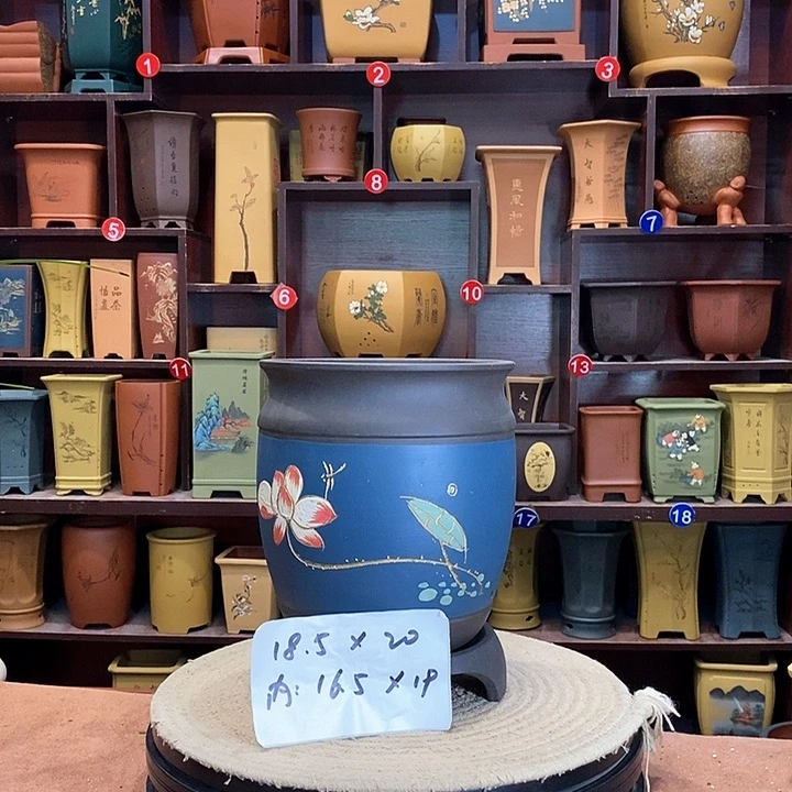 紫砂花盆紫砂花盆