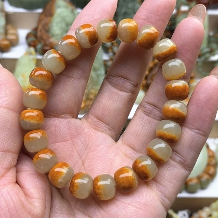 手串未镶嵌透闪石质玉山**磐