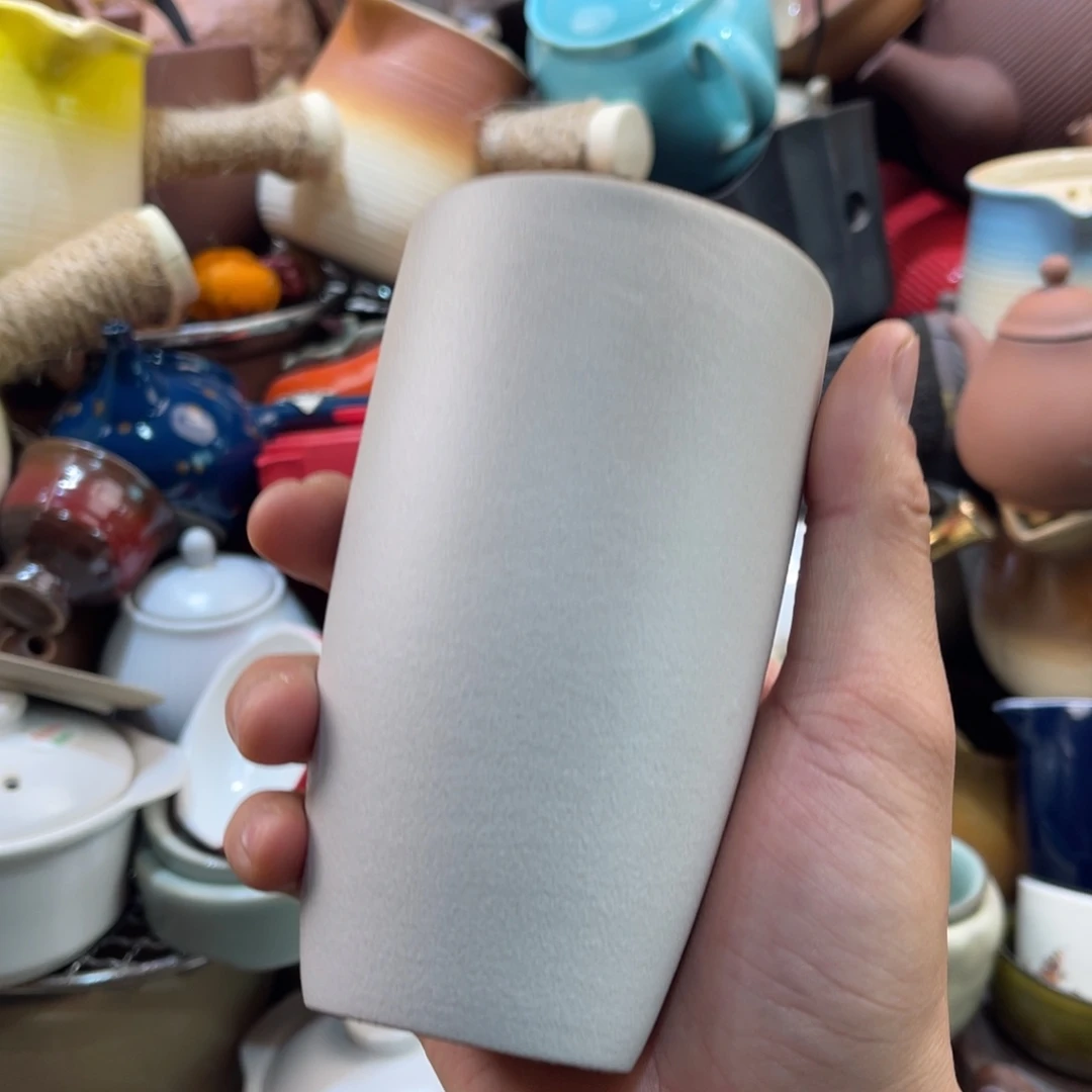 陶摆件我也很开心很感动