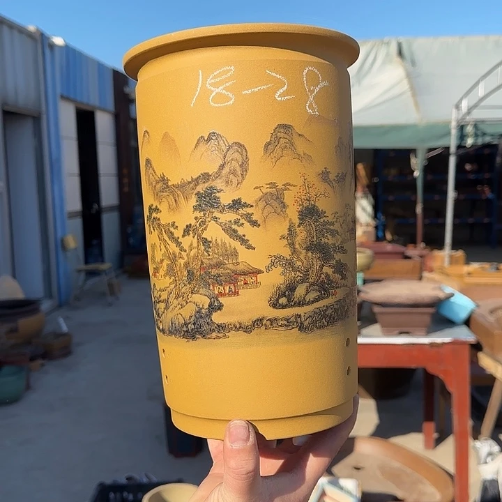 紫砂花盆这是我的