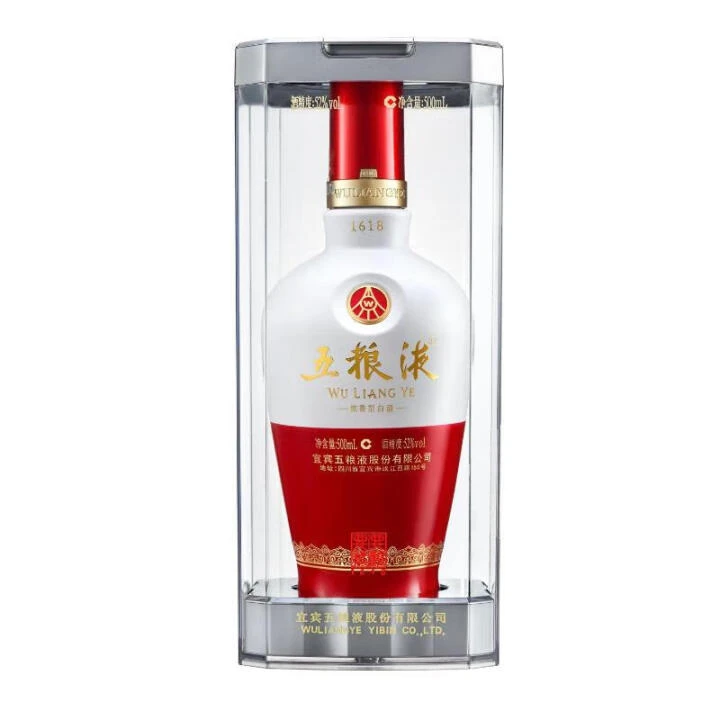 五粮液1618 浓香型白酒500ml 52度 单瓶【直播专属】