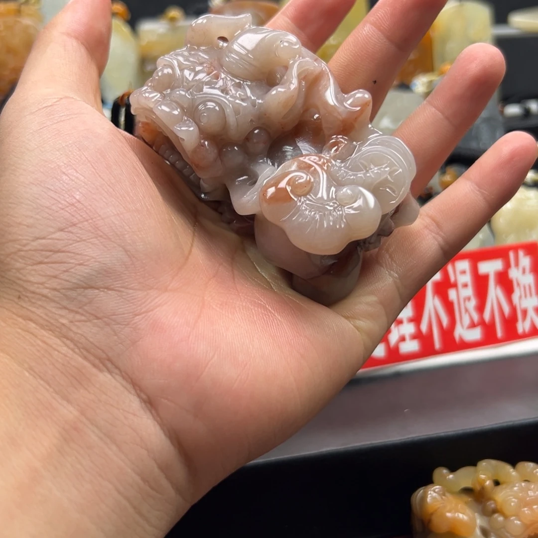 石英质玉（黄龙玉）未镶嵌多样性发货，发其一
