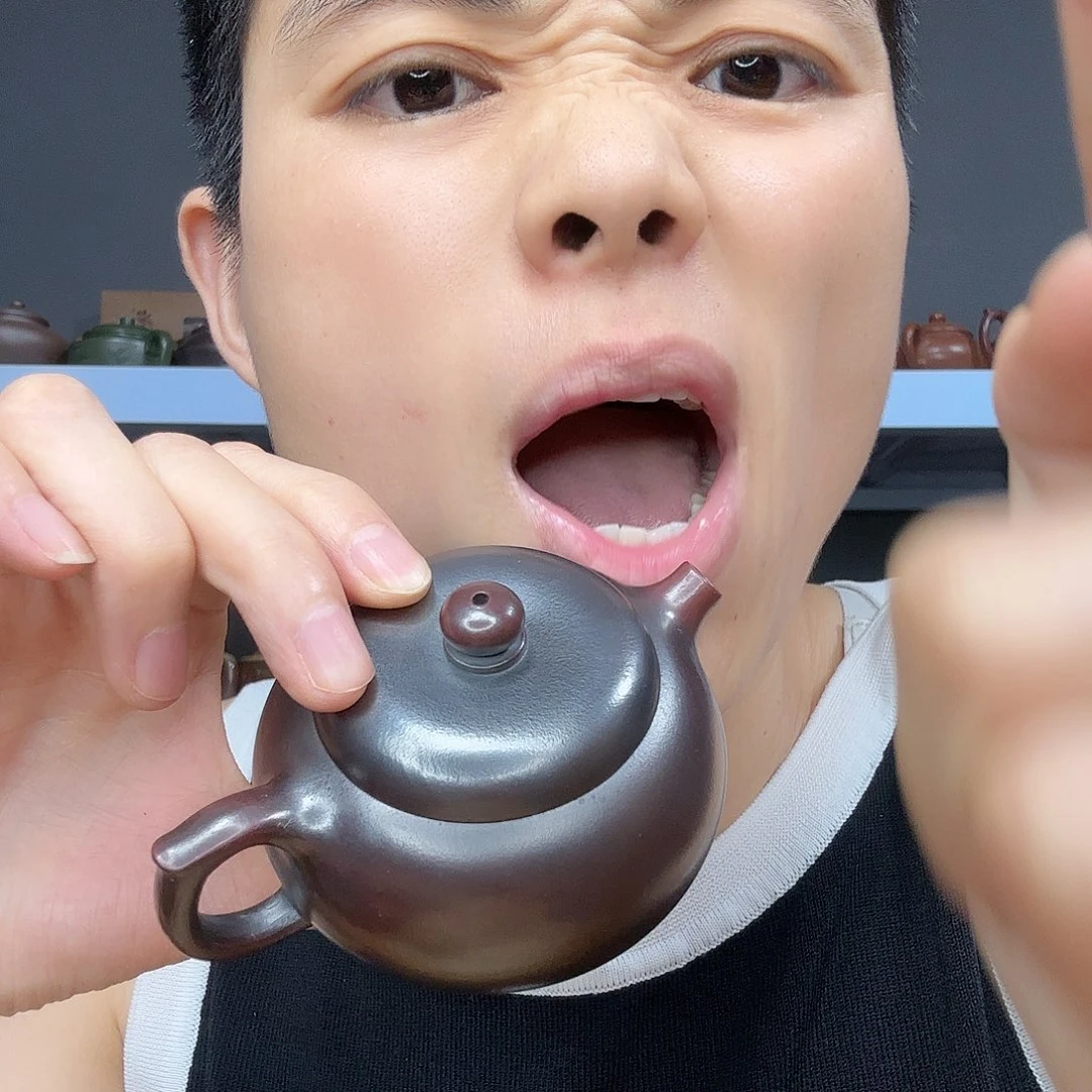茶壶底槽青民间手艺人全手工制作