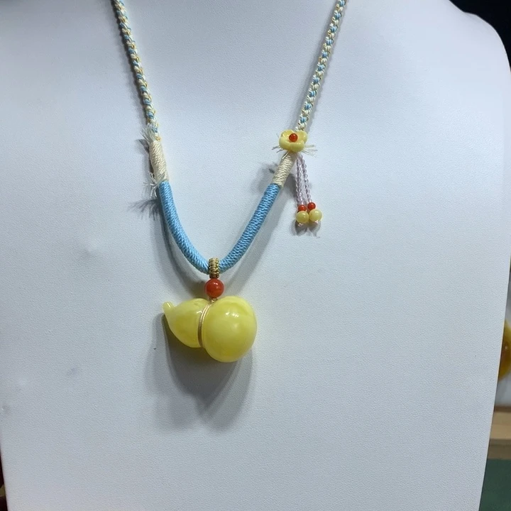 琥珀未镶嵌裸石葫芦