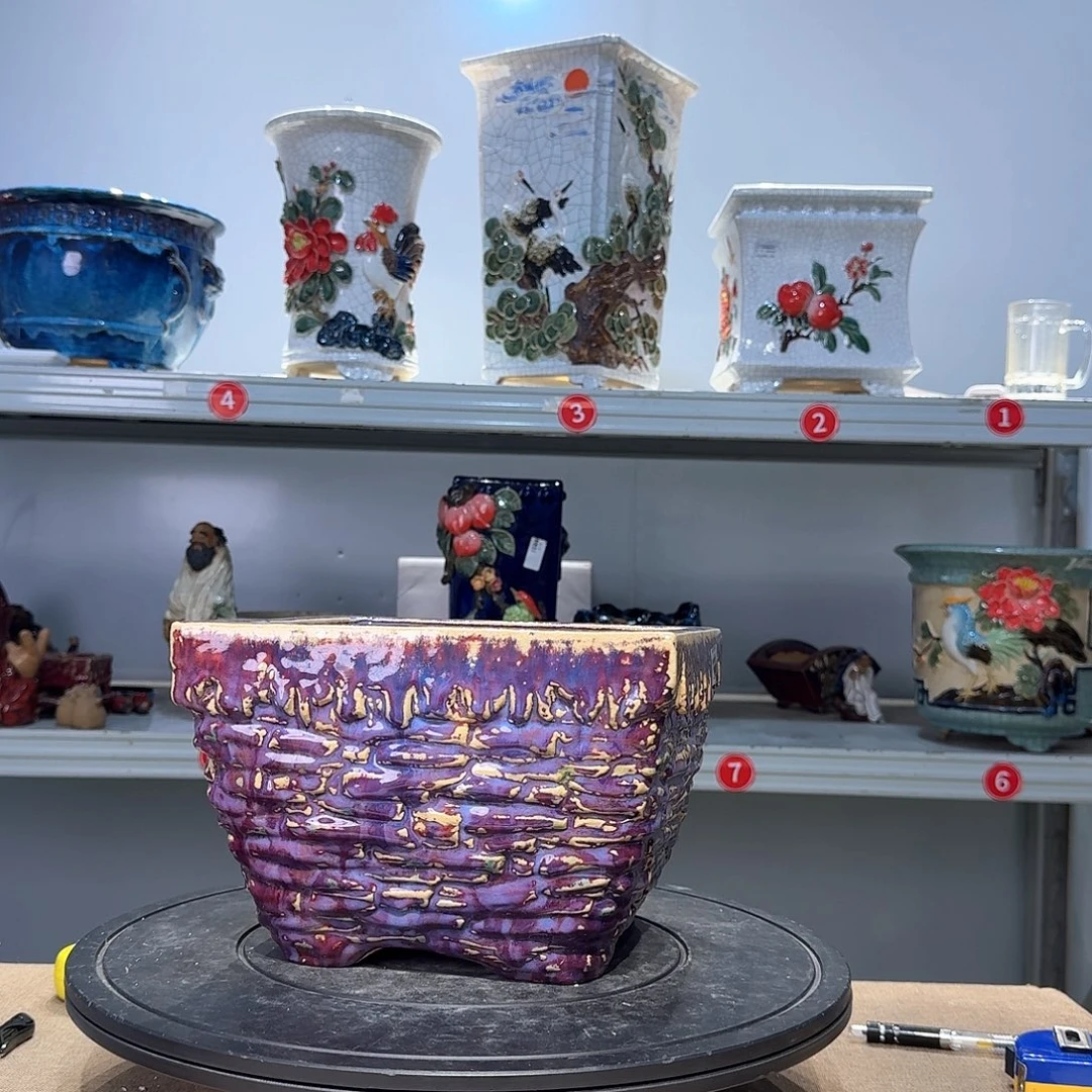 郫***店精品石湾花盆高端
