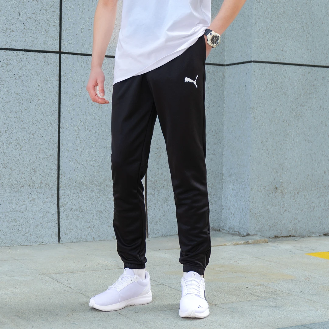 【流光风】PUMA彪马针织长裤男夏季新款运动裤黑色休闲裤子657390