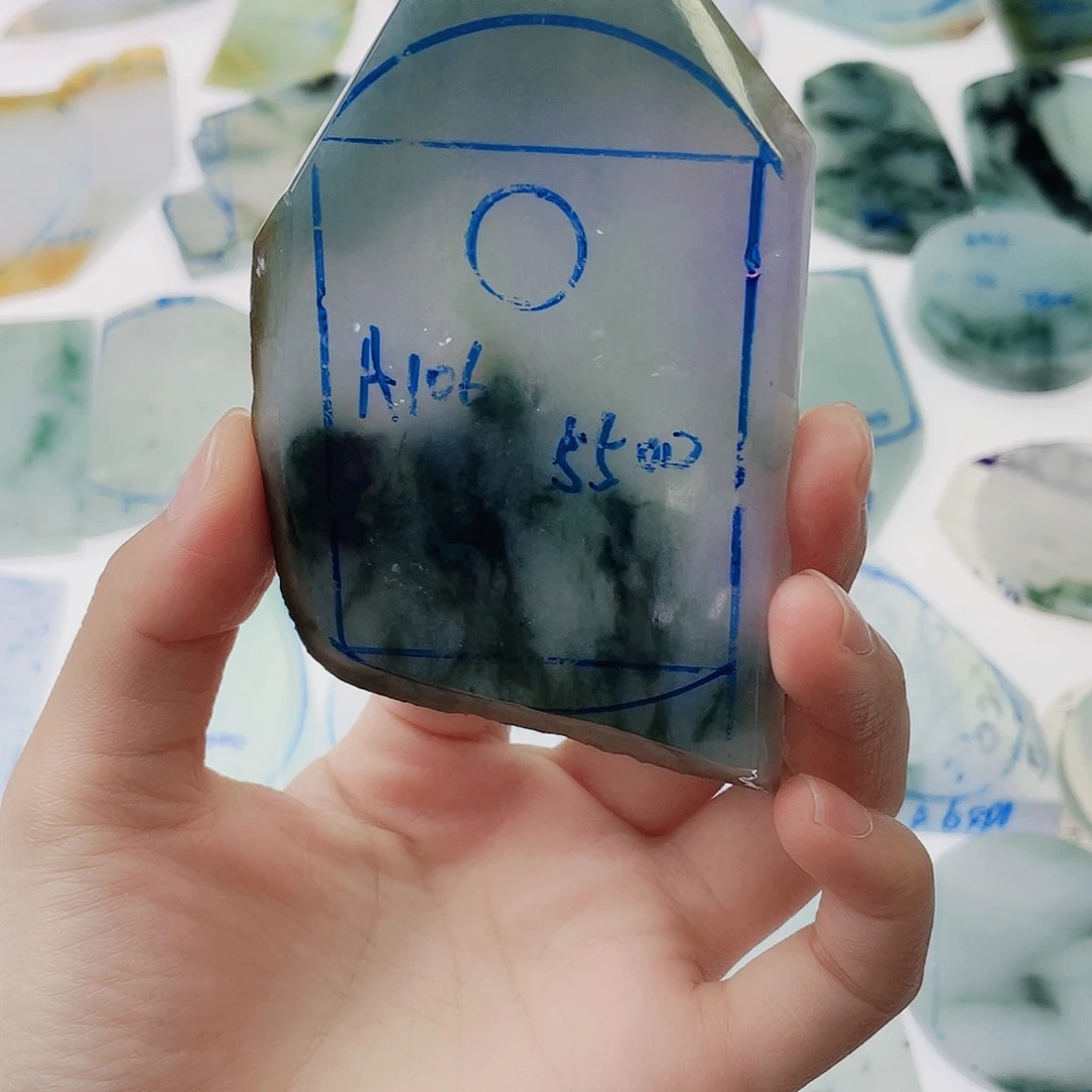 定制翡翠未镶嵌夜**完定制