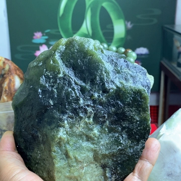 蛇纹石玉未镶嵌珠宝岫玉原石