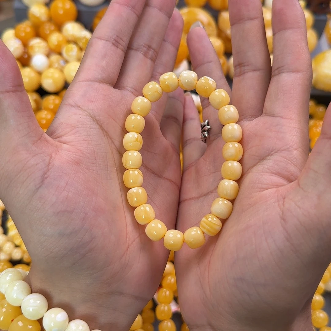 蜜蜡未镶嵌珠宝奇石同料10mm