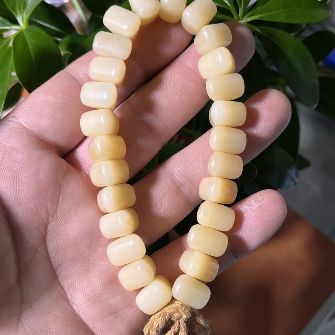 四方形驼骨手串方糖手持真骨头文玩原生态无脱脂