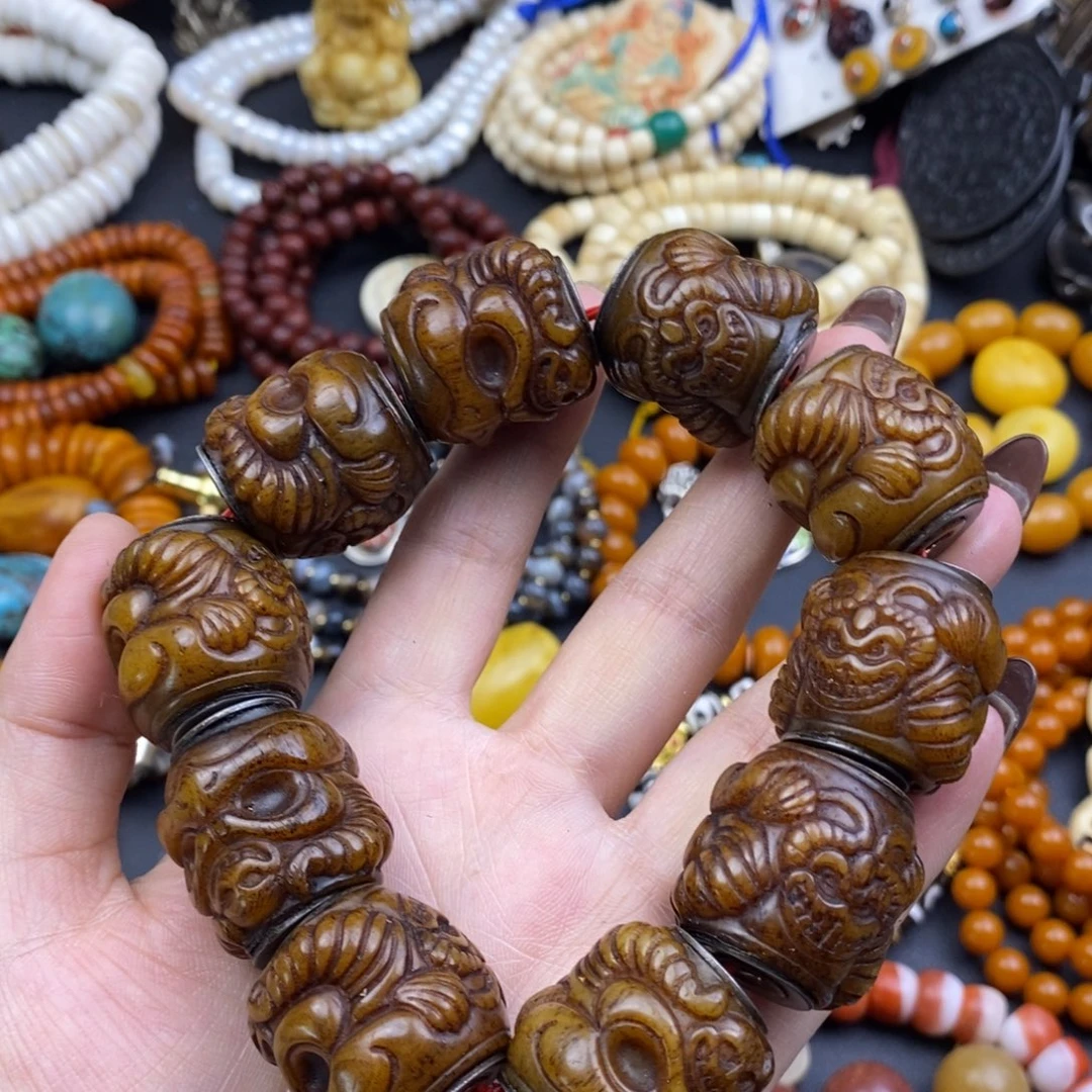 大***槐泥塑擦擦的吊坠和