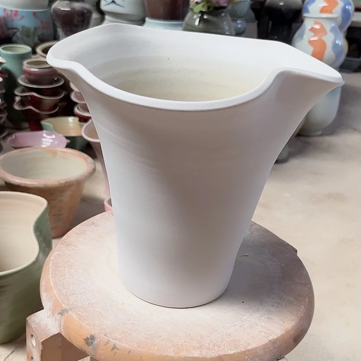 瓶口19高23瑕景德镇陶瓷学院满29包邮