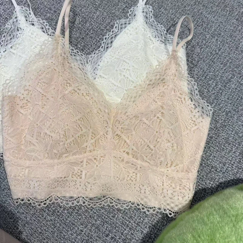 Janie Yee“蕾丝美背” 百搭防走光蕾丝带胸垫美背吊带 25A0617