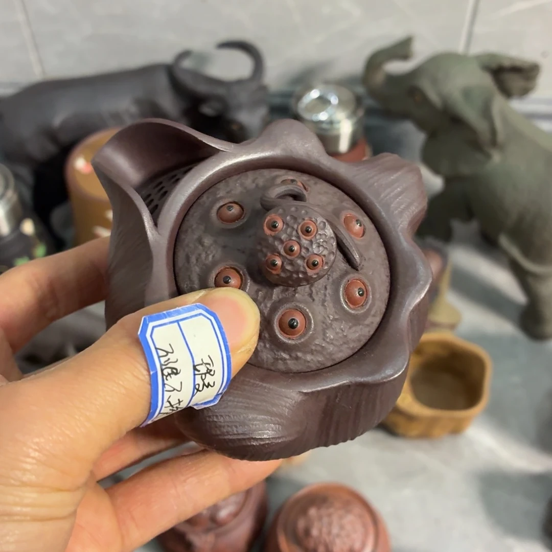 指***沙茶杯紫砂瑕疵不退不换介意勿拍