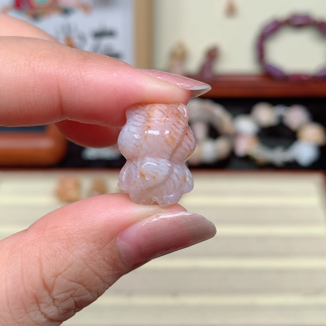 硅化玉珊瑚玉未镶嵌