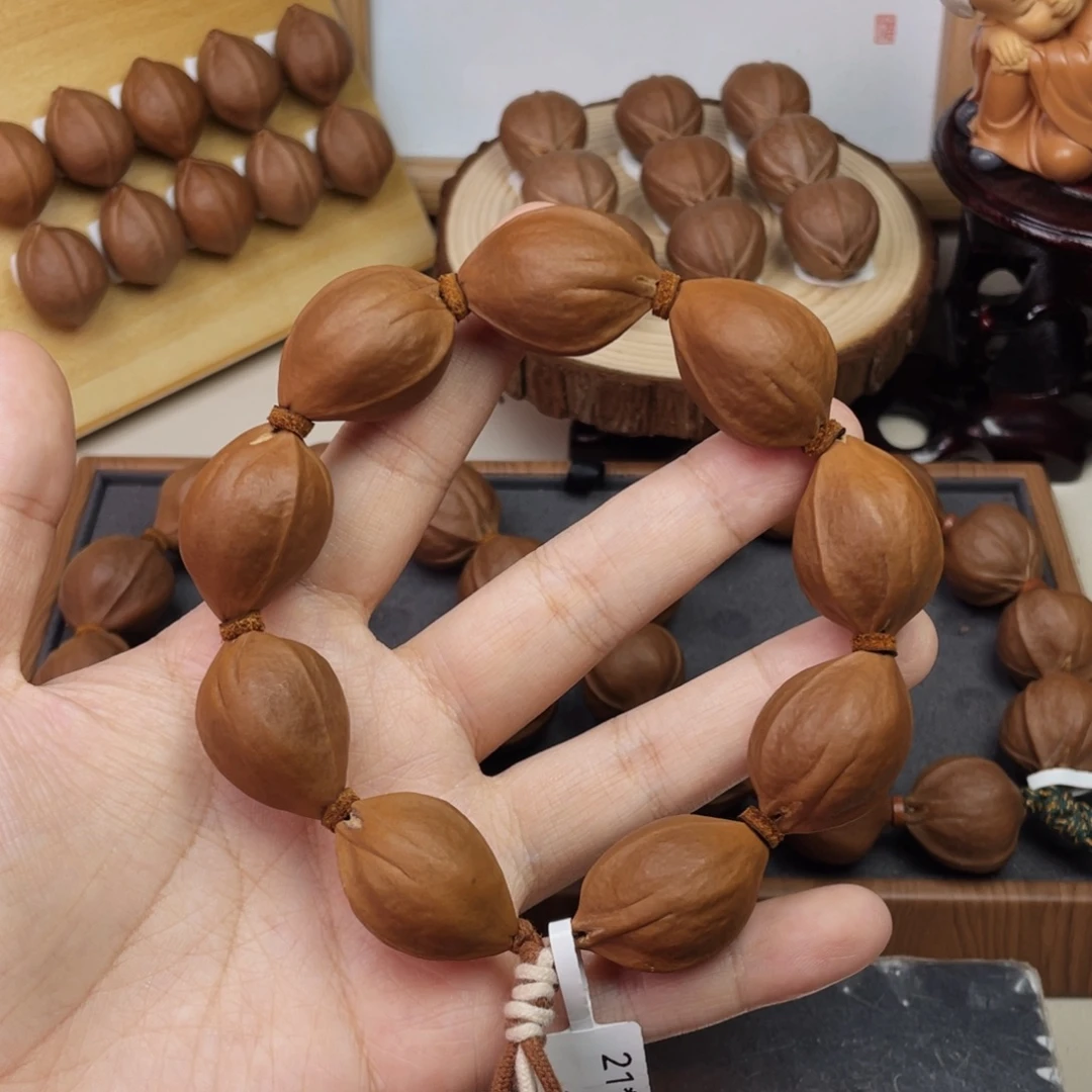 世***好橄榄核手串/手链2130梅林铁核