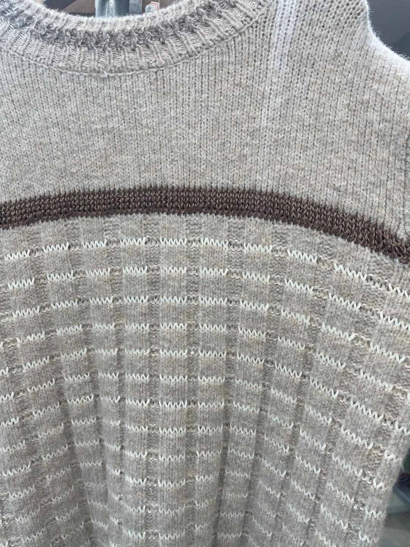 [富贵] 时尚女秋冬季色套咖啡色毛衣ZK169