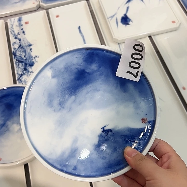 西***姐瓷片景德镇陶瓷艺术品