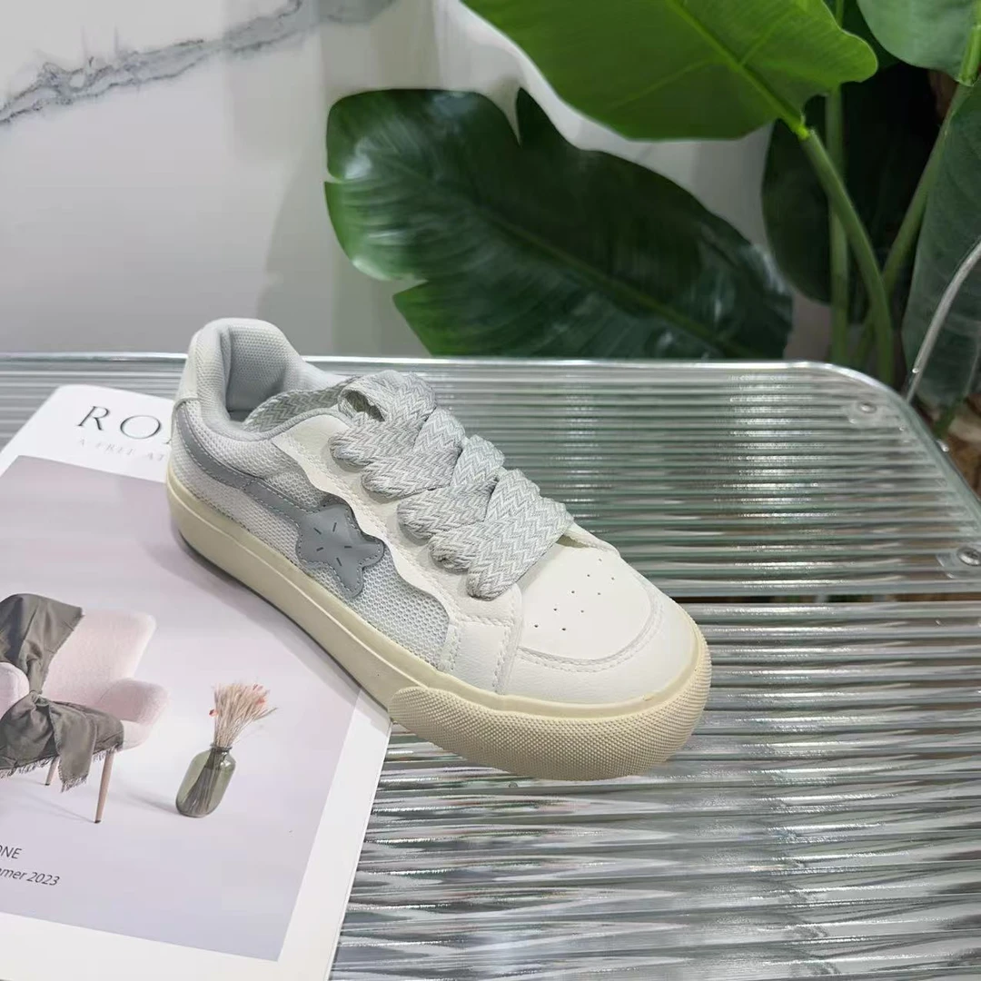 秋季新款百搭透气厚底复古休闲运动德训鞋X5336