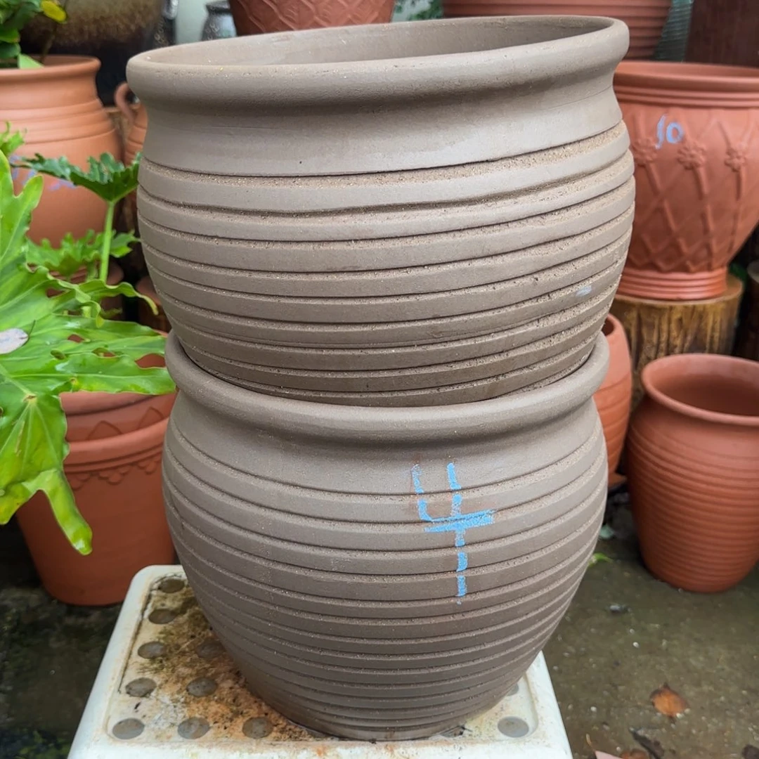 紫砂花盆口29高25宜兴紫砂