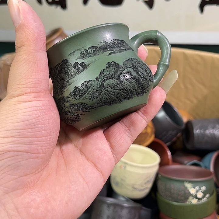 茶杯紫砂全手工紫砂主人杯