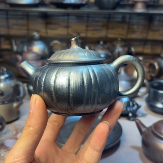 壶庄诚柴烧坭兴陶壶