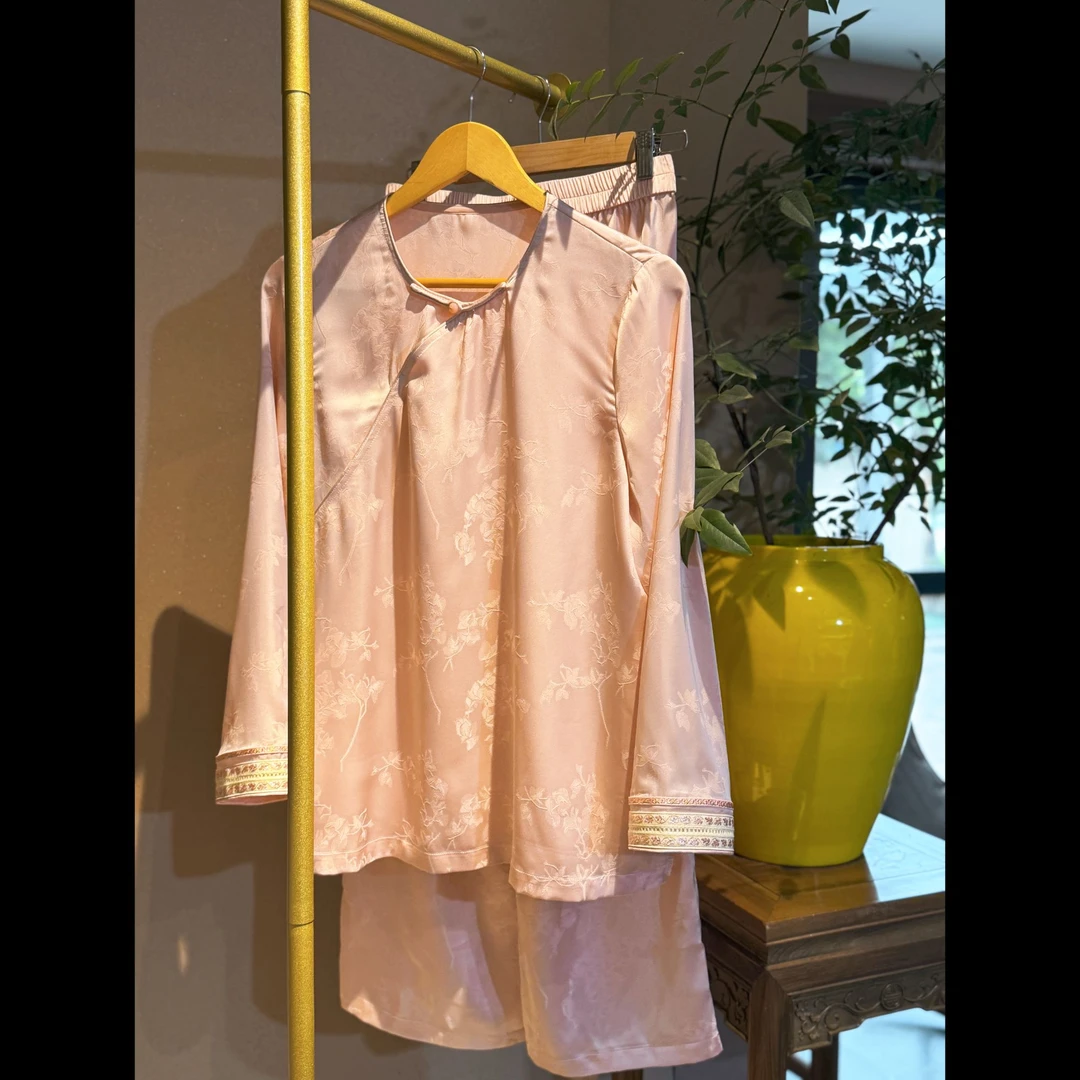 儒雅 芳华设计新中式复古提花家居服国风百搭款家居服 FH-A0103