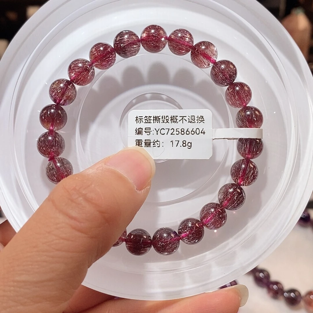 水晶手链未镶嵌J红超七手链