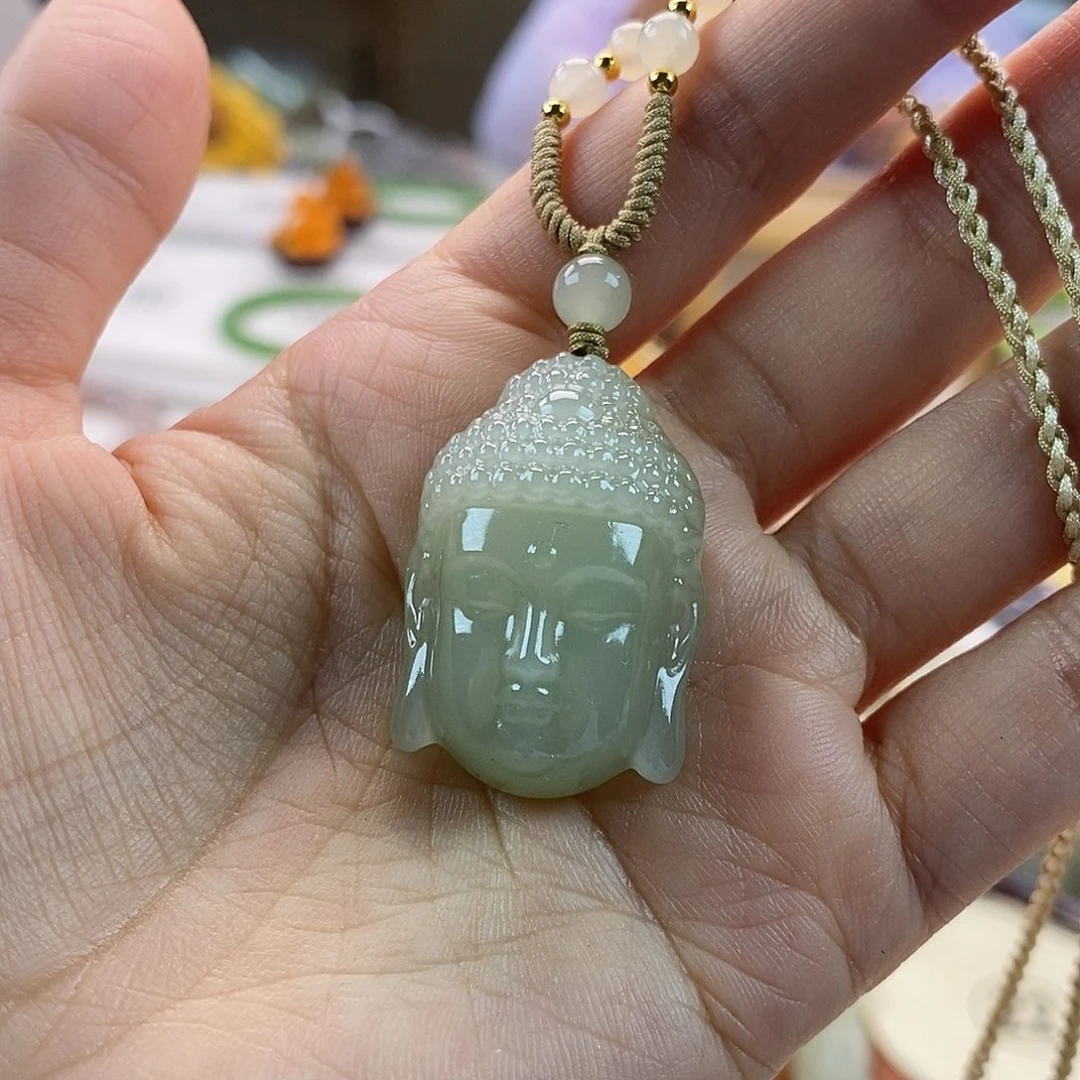 和田玉吊坠(不含链)未镶嵌旭**咪