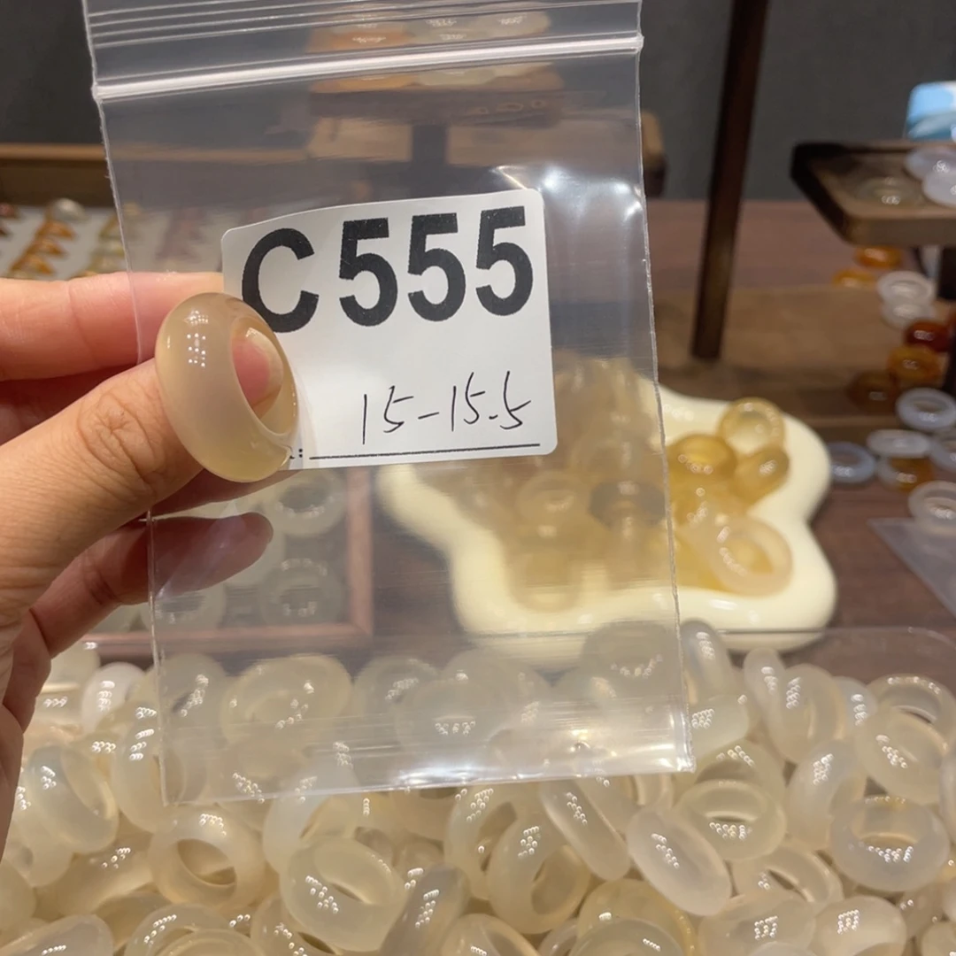 玛瑙/玉髓未镶嵌戒指555