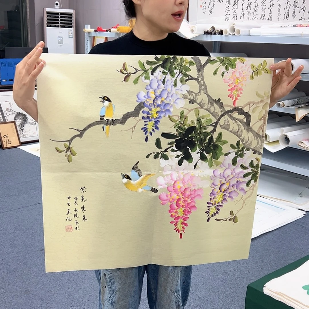 国画宣纸国画纯手绘作品
