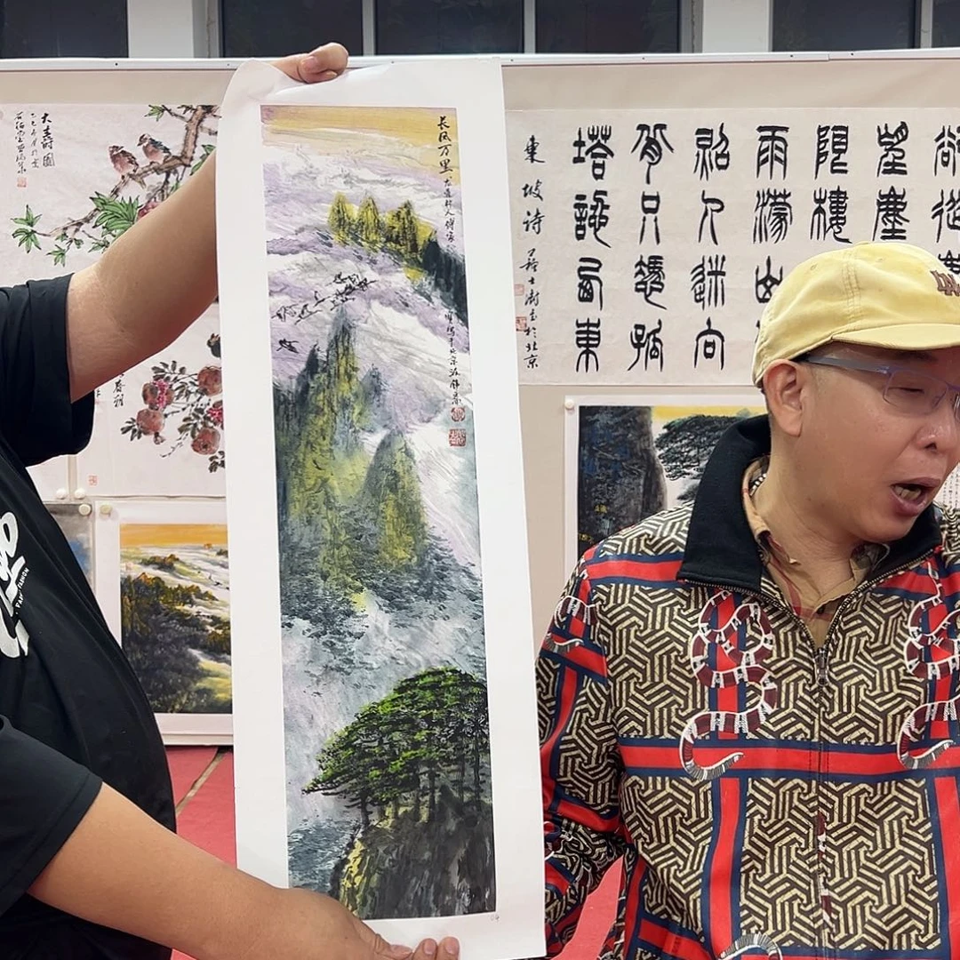 用***8国画傅家宝老师艺术精品